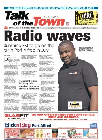 Talk of the Town - 10 May 2018