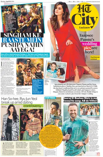 Hindustan Times (Lucknow) - Live - 1 Apr 2024