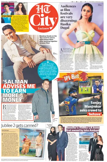 Hindustan Times (Lucknow) - Live - 3 Apr 2024