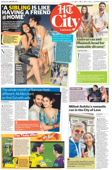 Hindustan Times (Lucknow) - Live - 10 Apr 2024
