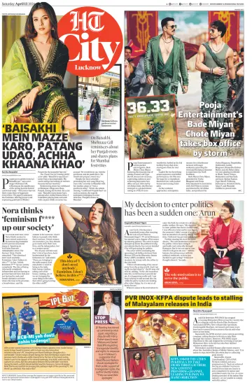 Hindustan Times (Lucknow) - Live - 13 4월 2024