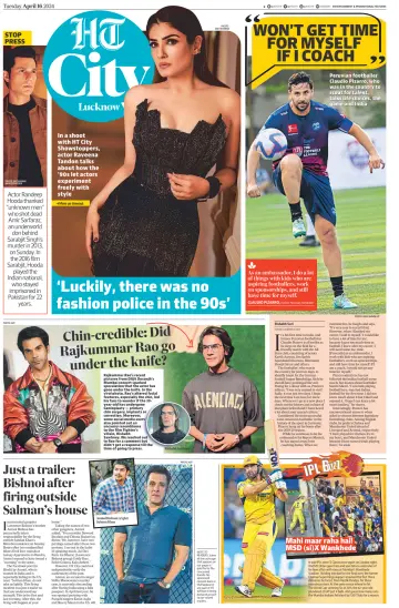 Hindustan Times (Lucknow) - Live - 16 Nis 2024