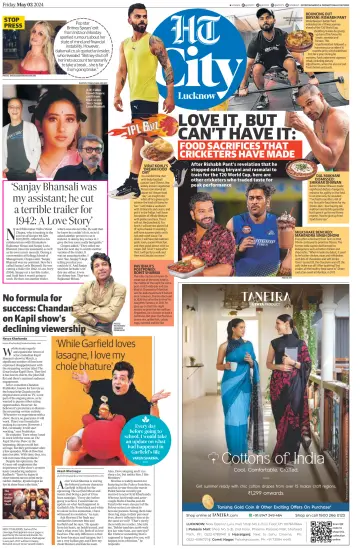 Hindustan Times (Lucknow) - Live - 3 May 2024