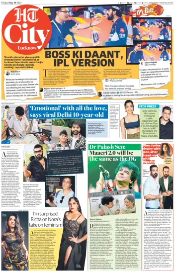 Hindustan Times (Lucknow) - Live - 10 May 2024