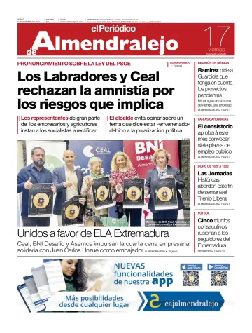 El Periódico de Almendralejo - 17 Nov 2023