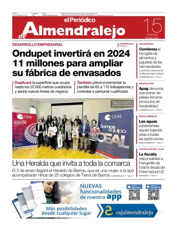 El Periódico de Almendralejo - 15 Noll 2023