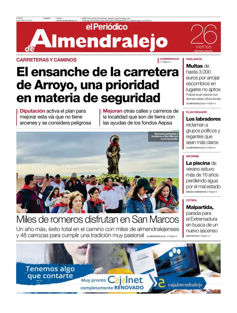 El Periódico Extremadura - El Periódico de Almendralejo