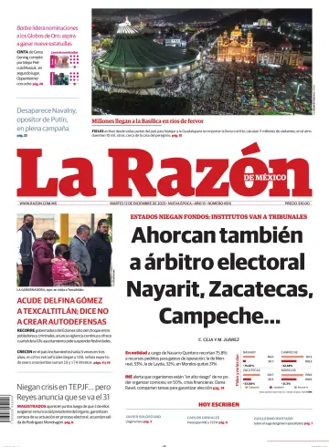 La Razón de México - 12 Dec 2023