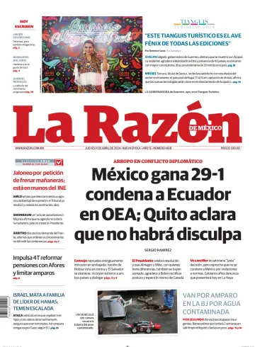 La Razón de México - 11 Apr. 2024