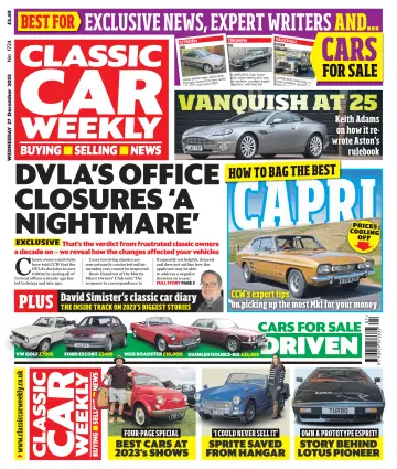 Classic Car Weekly (UK) - 20 Rhag 2023