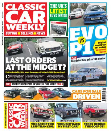 Classic Car Weekly (UK) - 21 Chwef 2024