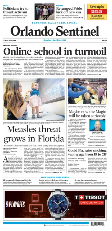 Orlando Sentinel (Sunday) - 14 Apr 2019