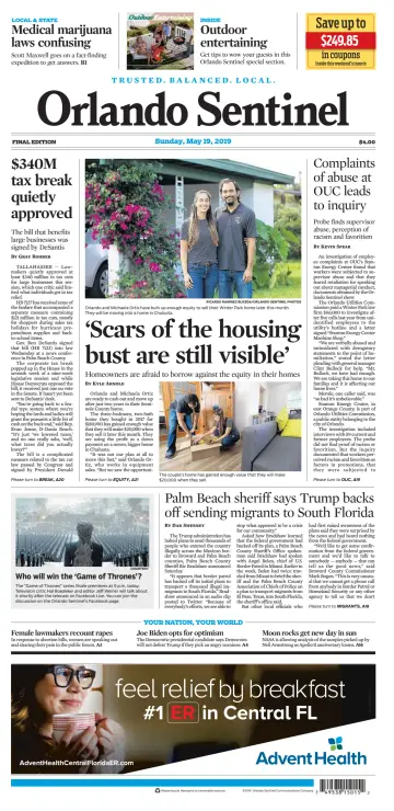 Orlando Sentinel (Sunday) - 19 May 2019