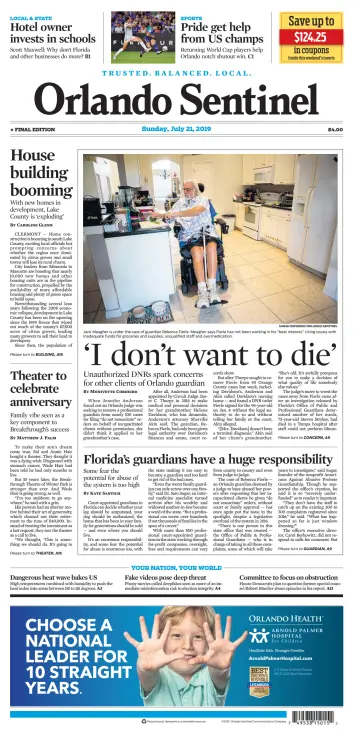 Orlando Sentinel (Sunday) - 21 Jul 2019