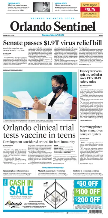 Orlando Sentinel (Sunday) - 7 Mar 2021