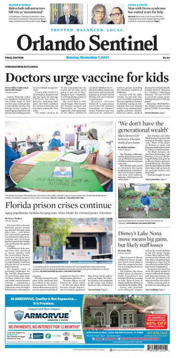 Orlando Sentinel (Sunday) - 7 Nov 2021
