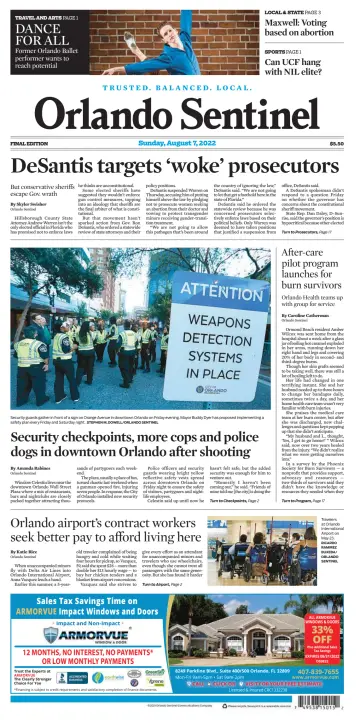 Orlando Sentinel (Sunday) - 7 Aug 2022