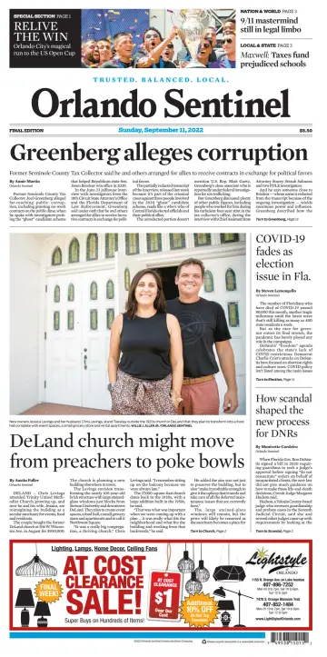 Orlando Sentinel (Sunday) - 11 Sep 2022