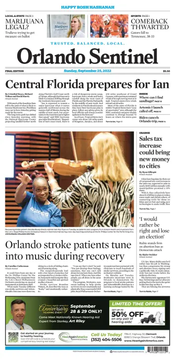 Orlando Sentinel (Sunday) - 25 Sep 2022