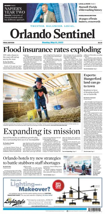 Orlando Sentinel (Sunday) - 21 May 2023