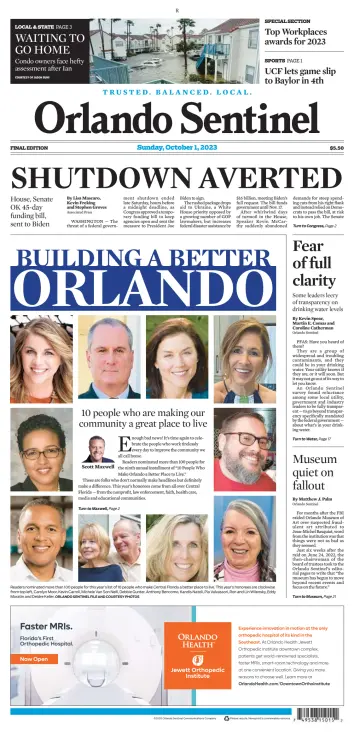 Orlando Sentinel (Sunday) - 1 Oct 2023