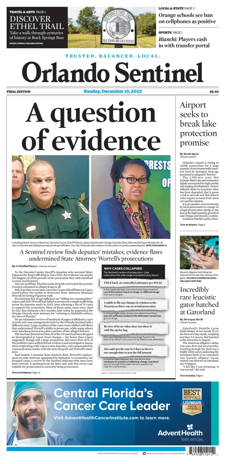 Orlando Sentinel (Sunday)