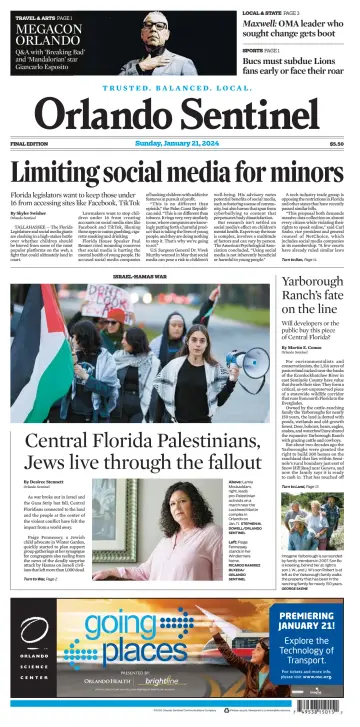 Orlando Sentinel (Sunday) - 21 enero 2024