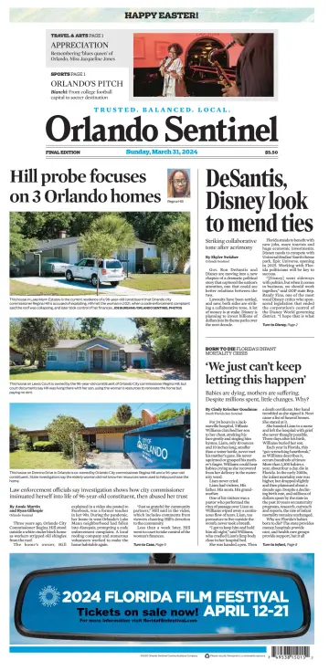 Orlando Sentinel (Sunday) - 31 mars 2024