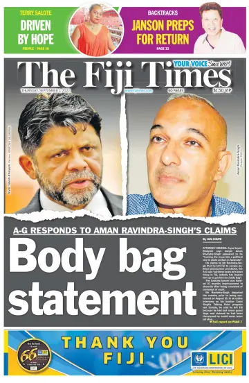 The Fiji Times - 01 сен. 2022