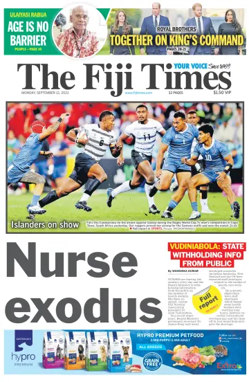 The Fiji Times - 12 сен. 2022