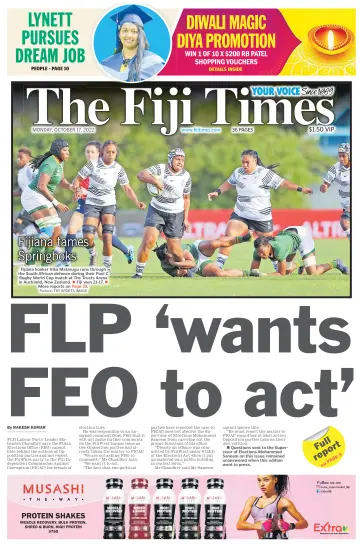 The Fiji Times - 17 окт. 2022