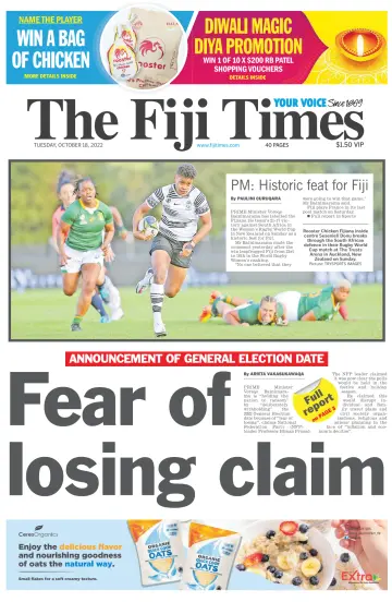 The Fiji Times - 18 10월 2022