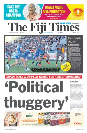 The Fiji Times - 24 10월 2022
