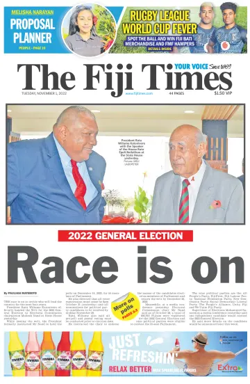The Fiji Times - 01 ноя. 2022