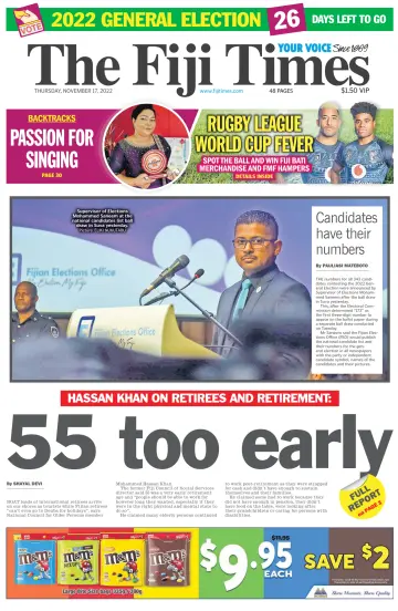 The Fiji Times - 17 ноя. 2022