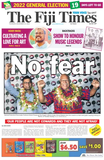 The Fiji Times - 24 Kas 2022