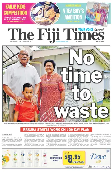 The Fiji Times - 28 12월 2022