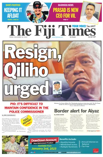 The Fiji Times - 30 12월 2022
