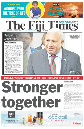 The Fiji Times - 02 1月 2023