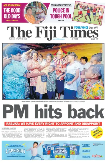 The Fiji Times - 03 Oca 2023