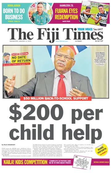 The Fiji Times - 11 1월 2023