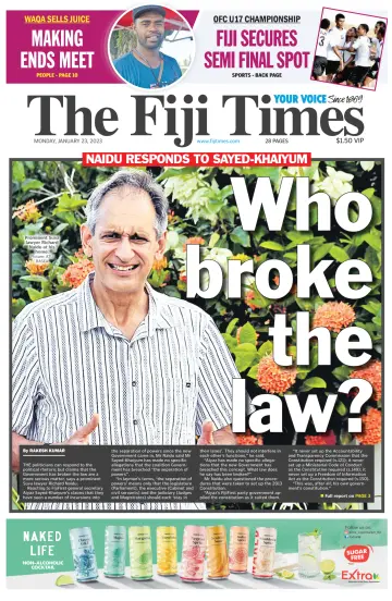 The Fiji Times - 23 янв. 2023