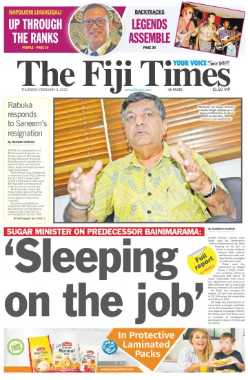 The Fiji Times - 02 Şub 2023