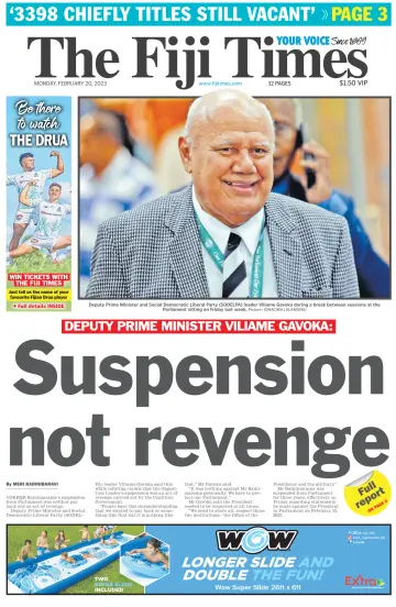 The Fiji Times - 20 Şub 2023