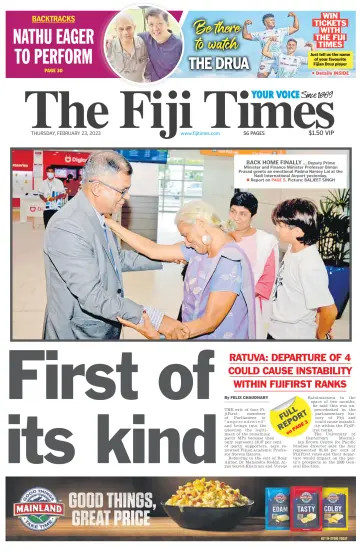 The Fiji Times - 23 2월 2023