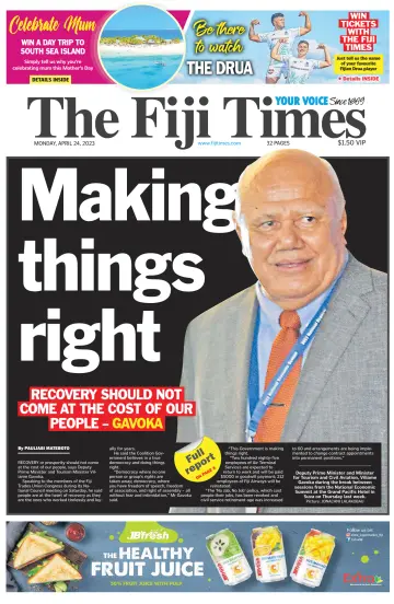 The Fiji Times - 24 4월 2023