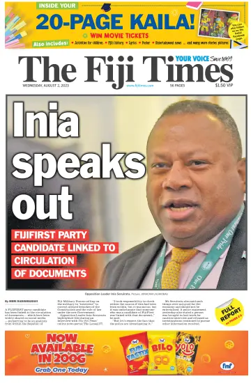 The Fiji Times - 02 8月 2023