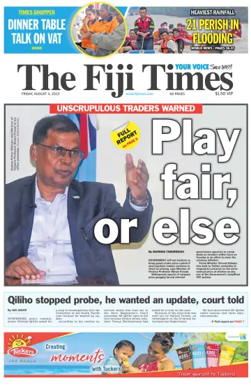 The Fiji Times - 04 Ağu 2023