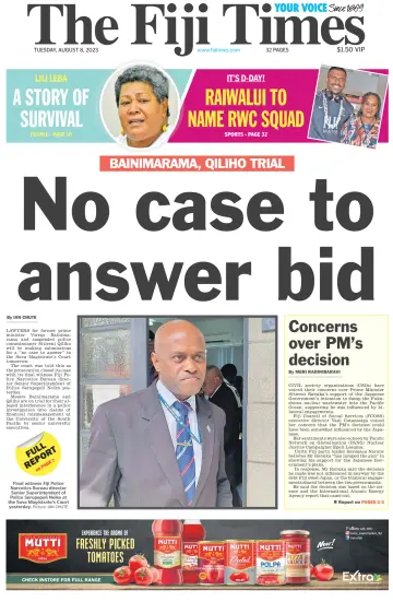 The Fiji Times - 08 8月 2023