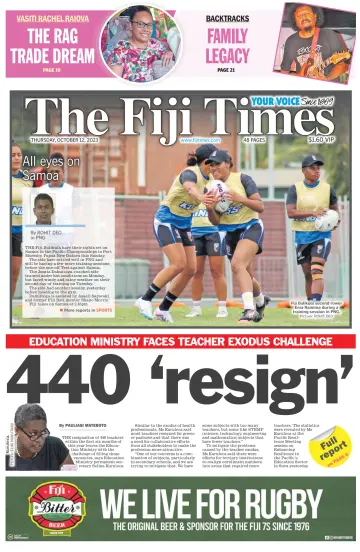 The Fiji Times - 12 Eki 2023